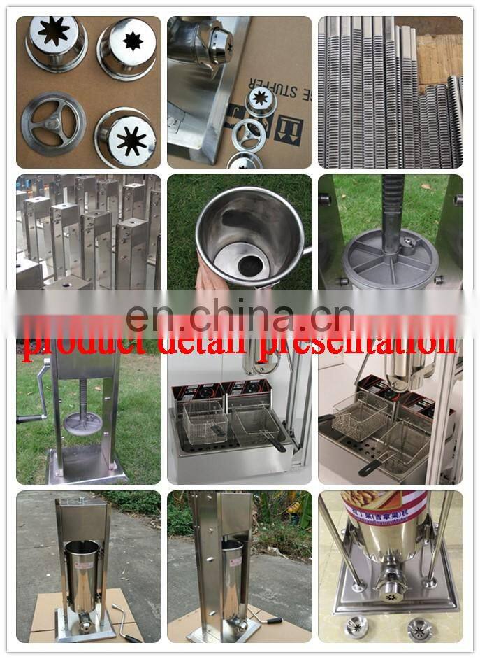 Electric churros making machine, spanish latin fruit baked machine