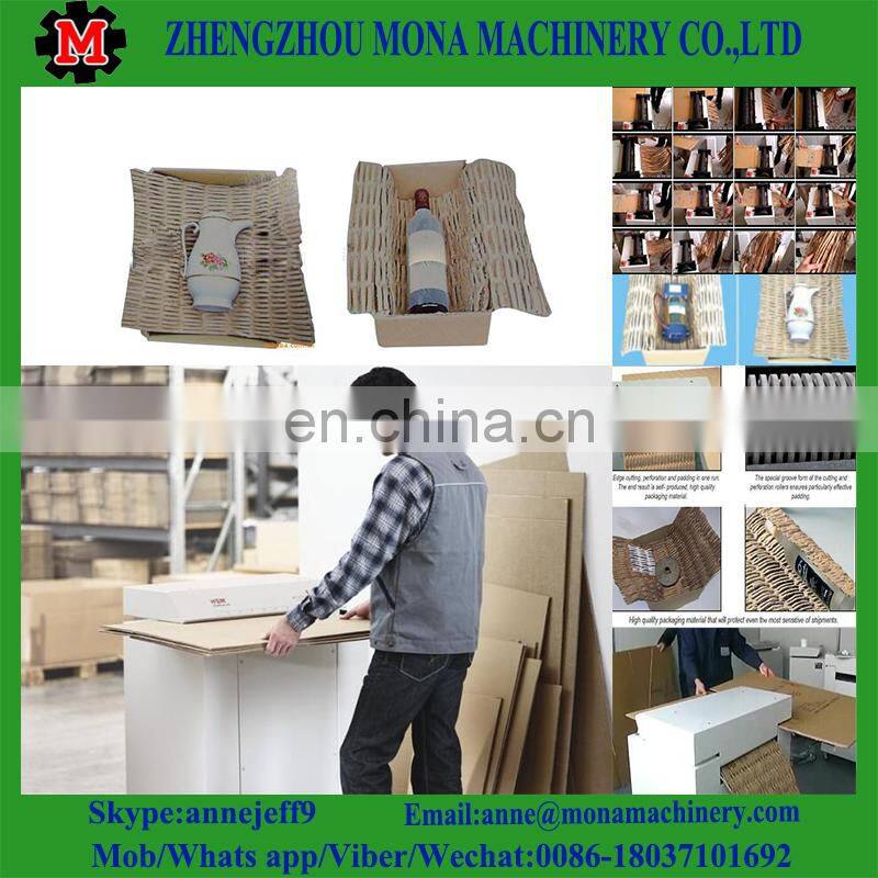 Cardboard Shredder/Crushing Machine/corrugated board shredder with wheel