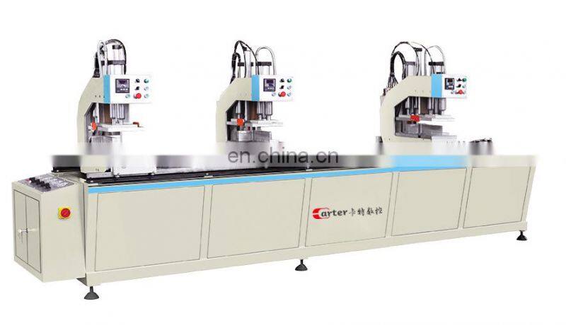 upvc window fabrication equipment pvc window frame fabrication machine 3 heads welding machine