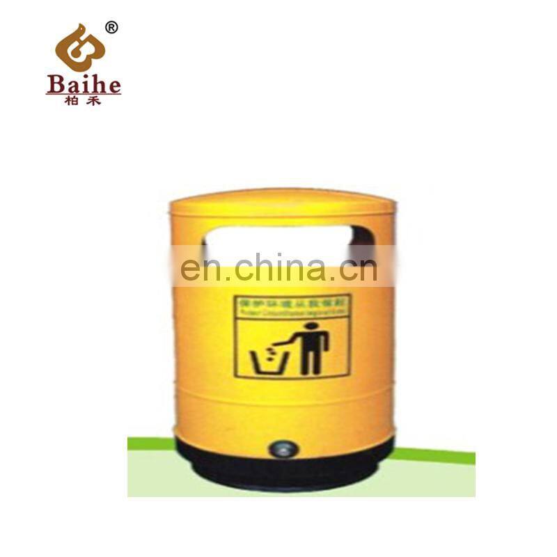 2018 China cheap outdoor metal mesh dust bin , waste bin