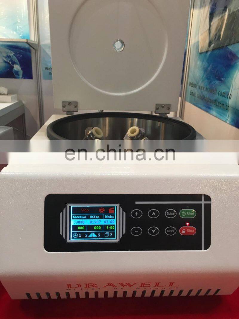 Liquid Crystal Display benchtop laboratory centrifuge 100ml rotor