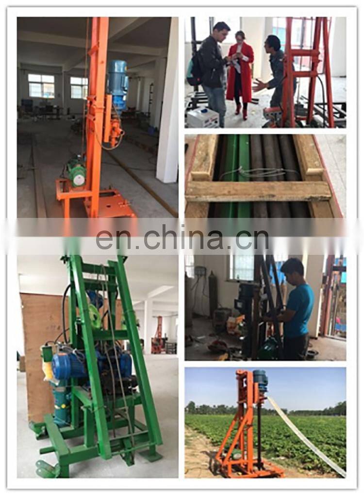 ZX-280 Small portable hydraulic Diesel engine water well drilling rig machine for sales
