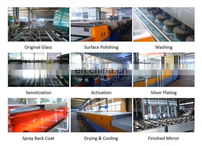 2019 Rectangular mirror centerpiece candle tray wedding decoration wholesale