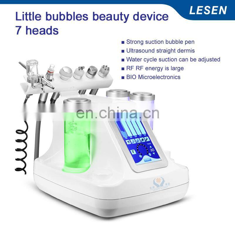 7In1 Skin Rejuvenation Rf Microdermabrasion Meso Gun Oxygen Bubble Machine