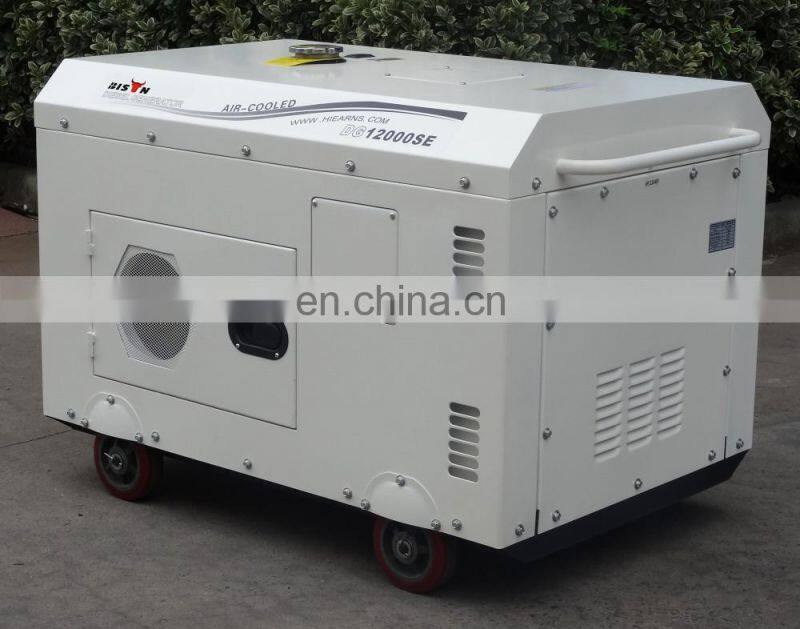BISON China Taizhou AC Single Phase Silent Diesel Generator With AVR for Home Diesel Generator Set 10kv