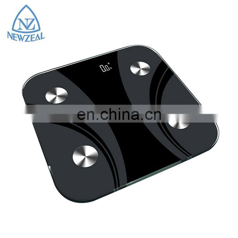 Customized Professional WIFI Smart Scale Fitbit 180Kg Backlit Accurate Digital Bathroom Body Fat Scale