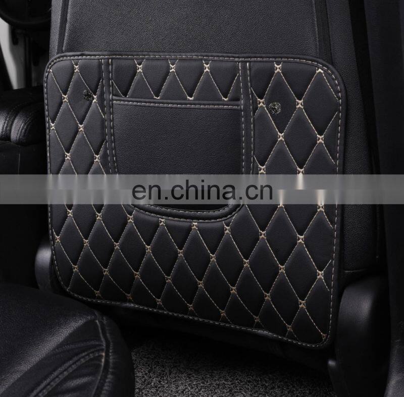 Back Seat Protector Car Seat Kids Baby Kick Mat Auto Cleaning Cushion Cover Set