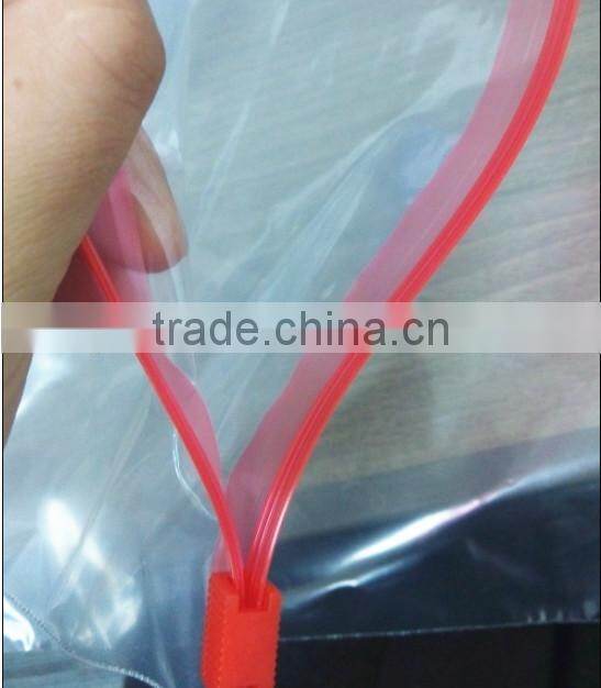 printed plastic slider bags