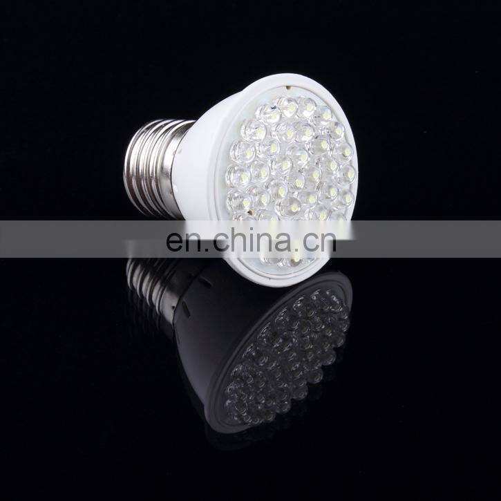 38 LED E27 White LED Spot Light Energy Saving Light Bulb 1.9W 220v