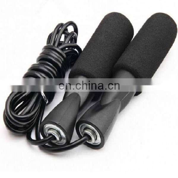 Aerobic Exercise Boxing Skipping Jumping Jump Rope Adjustable Bearing Speed Fitness Black