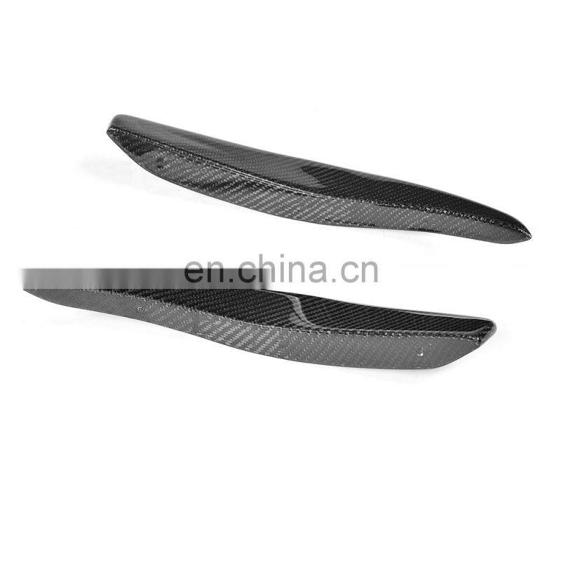 Carbon Fiber Car Canard Bumper Fins for CLA45 AMG 14-17