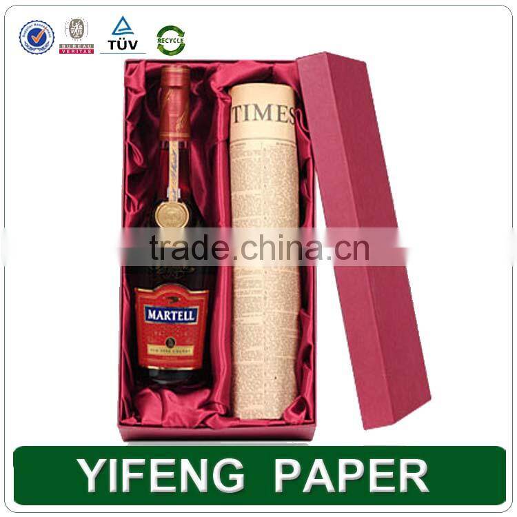 China Printing Factory Red Wine Box Packaging Gift Boxes