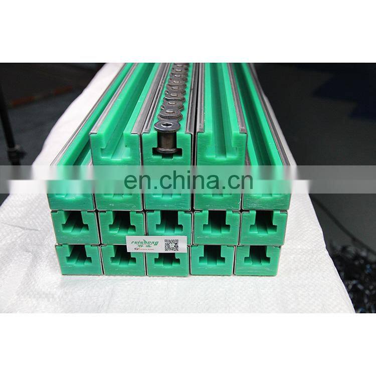 Uhmwpe Sliding Conveyor Rails Chain Roller Plastic Slide Guide