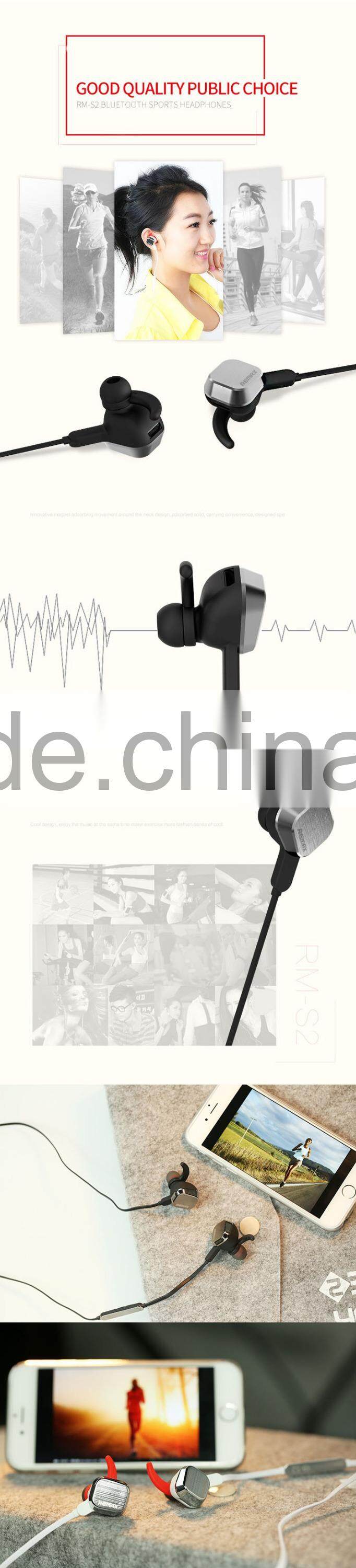 High quality popular bluetooth earphone Sports Stereo Bluetooth Headset sports wireless earphone for mobile