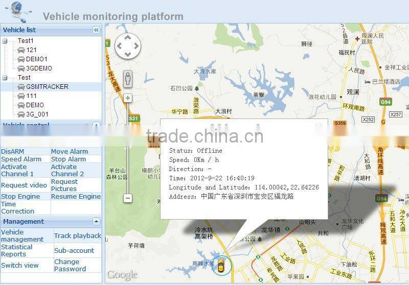 New Arrival! WCDMA 3G Car GPS Tracker With Free Online Tracking Platform