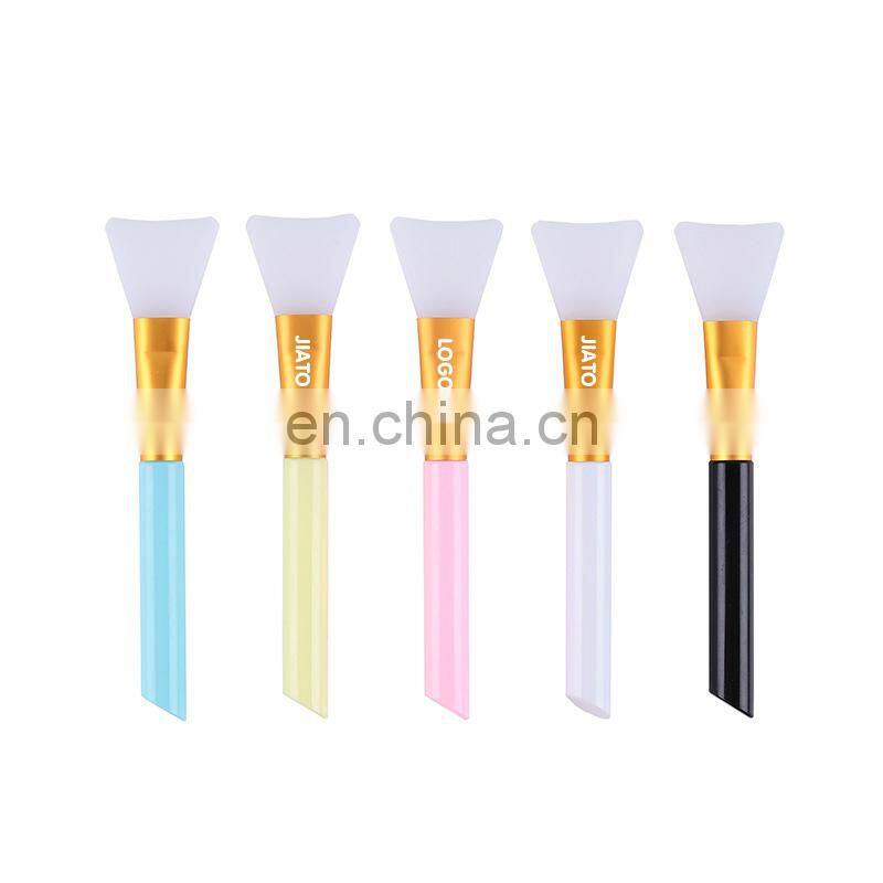High quality Facial flat mask brush private label silicone beauty tools cosmetic brushes Mud Mask makeup Brush
