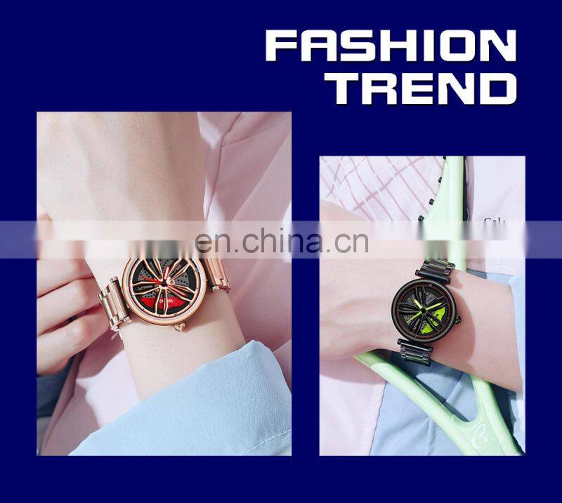 SANDA P1074 Men Quartz Watches Analog Rotating Wheel Waterproof Luxury Brand Men Wrist Watches