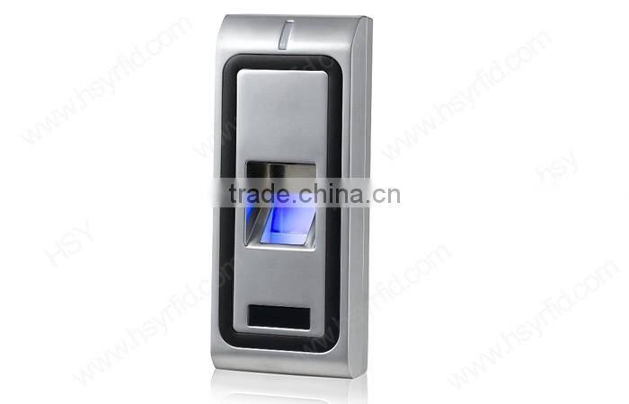 Metal case RFID and Fingerprint standalone access control reader with wiegand26 output