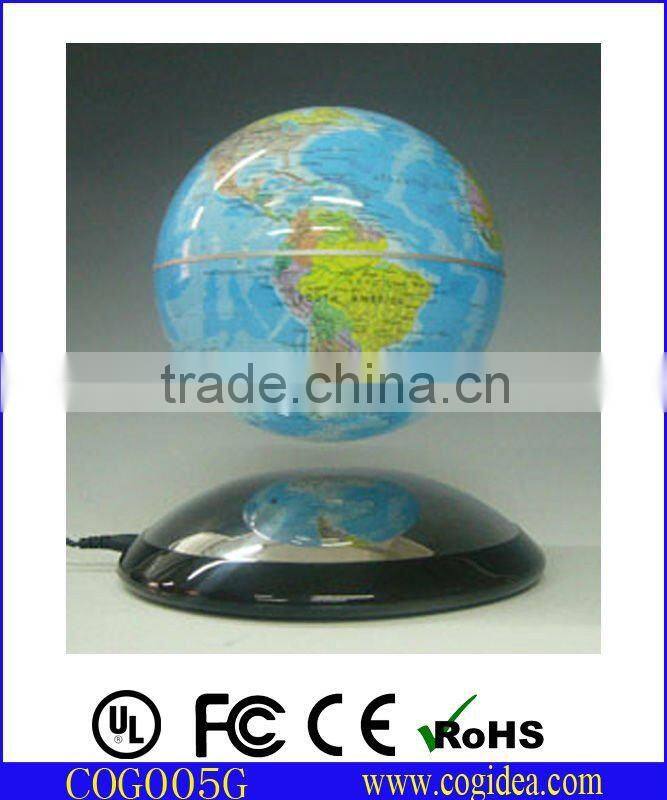 China manufacturer magnetic floating globe fascination gift novelty indoor gift