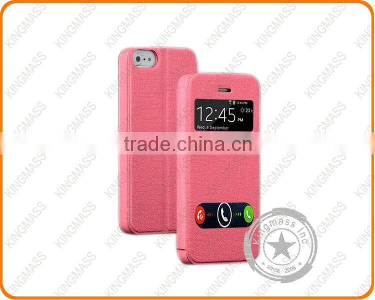 2 in 1 leather case for iphone5 5s with phone stand