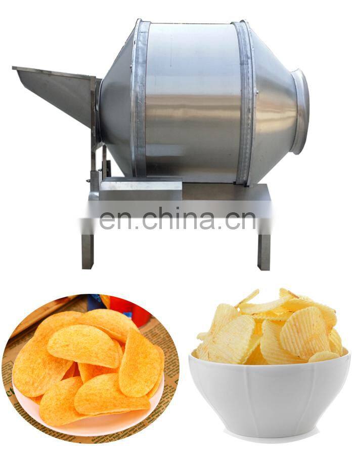 Rotary roller/drum type Seasoning Flavoring machine for snack food
