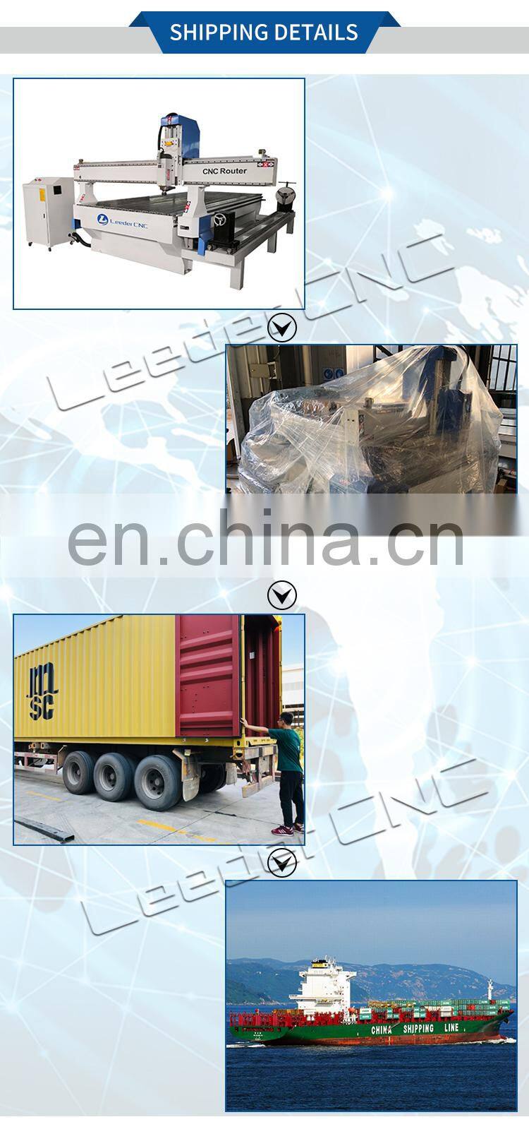 Single Double Head Cnc Wood Machine Engraving Acrylic Furniture Router 1325 Cnc