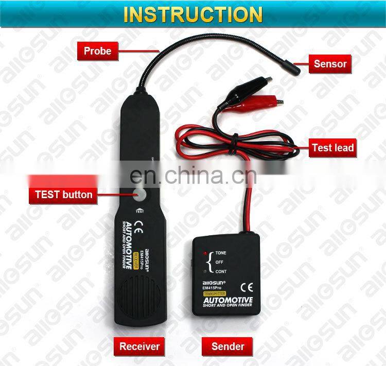 Automotive Car Circuit Tester Short & Open Wire Tester Car Electric Circuit Tester Tracker