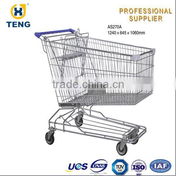 Asian Style high capacity Shopping Cart basket push cart