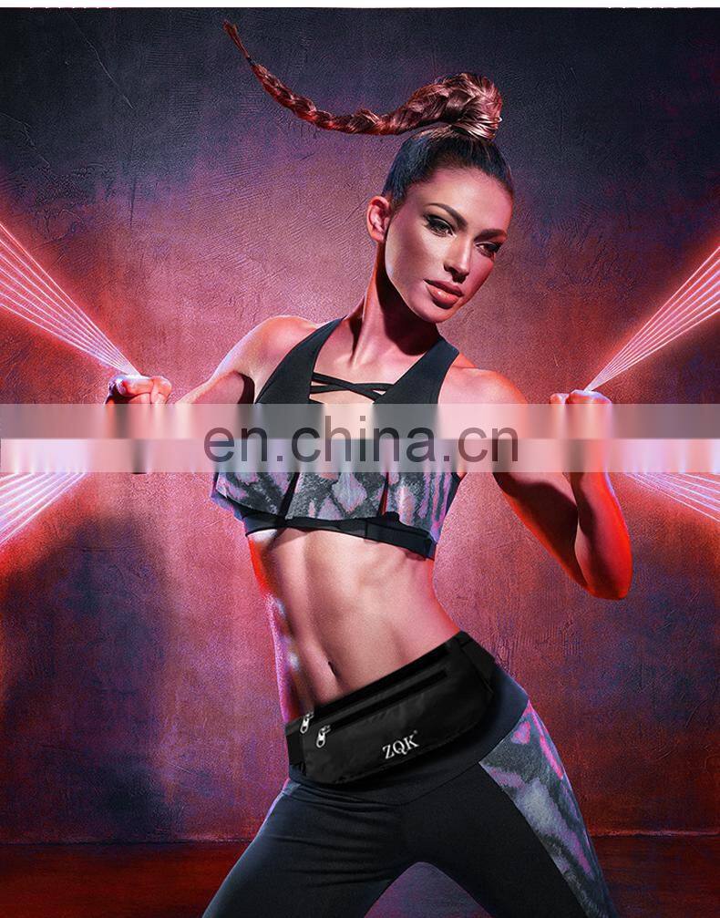 Sports waist bag men and women running mobile phone bag multifunctional waterproof fitness equipment small belt bag 2021 new fas