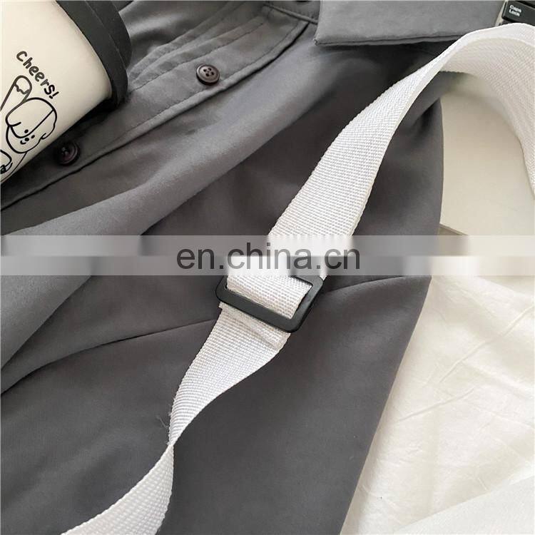 Trendy brand crossbody bag sports wild chest bag hip-hop one-shoulder female student waist bag