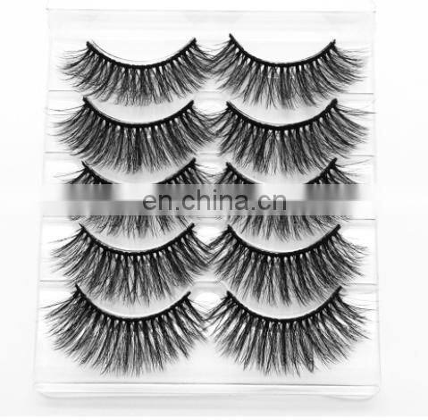 Private Label fake lashes 5 Pairs magnetic eyelashes wholesale eyelash extension kit