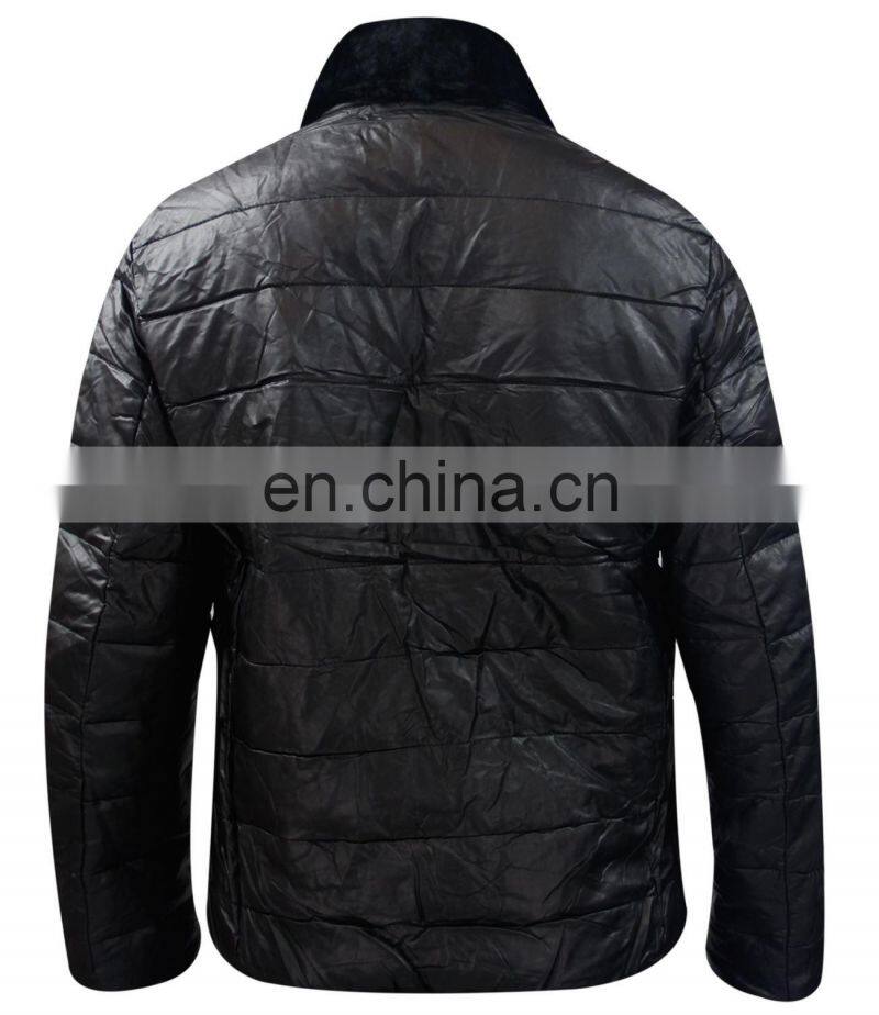 Custom Design Fashion hot selling Padded Quilted Puffer Jacket Men Black Winter puffer jacket