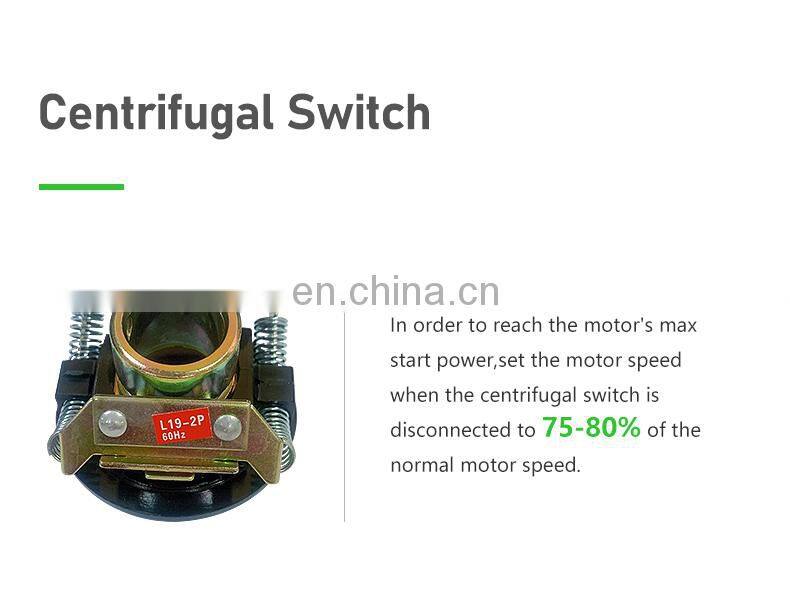 Powerful AC 220V 50Hz 2800rpm Single Phase Electric Motors