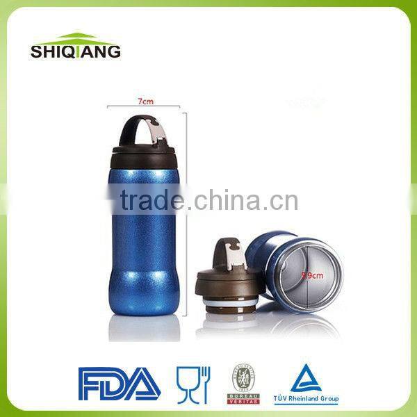 High grade dumbbell shape vacuum thermos with carabiner lid BL-8037-A