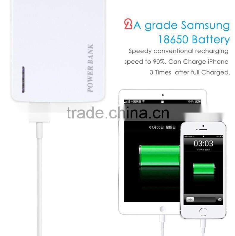 Wholesale colorful charger portable smart power bank 9000mah HS