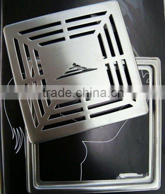 304# Stainless Steel Square Floor Drain 140x140 mm