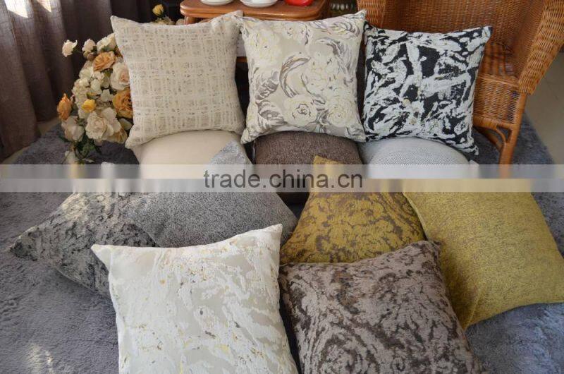 Jacquard chenille cushion cover