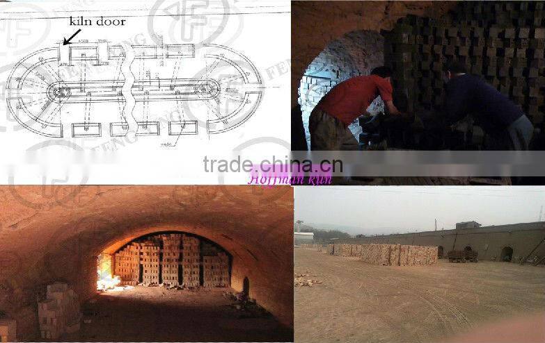 New technology!!! YF kiln for clay brick production, clay brick machine with hoffman kiln