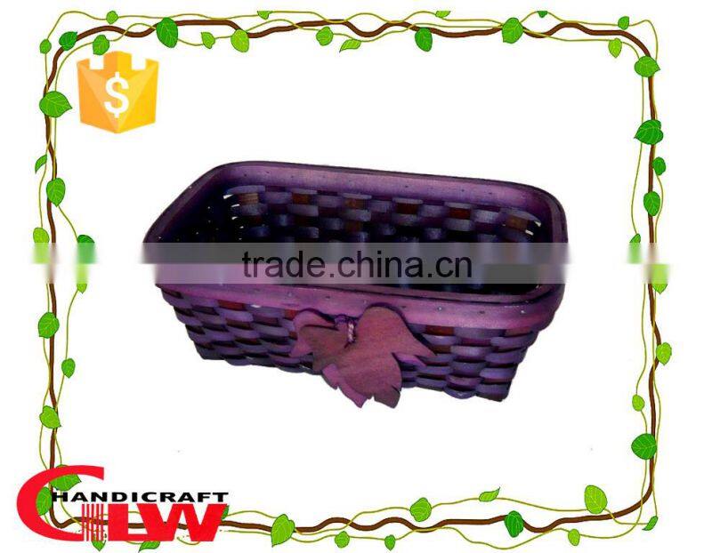 woodchip storage basket type, bread basket, gift basket, wedding basket decoration