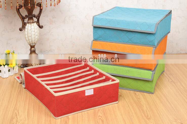 Two Layers of Folding Underwear Drawer Organizer