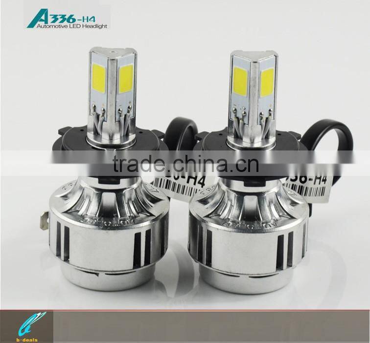 B-deals 12 month warranty car LED lighting, h4 h11 h13 9006 9007LED headlight,A336 led headlight conversion kit