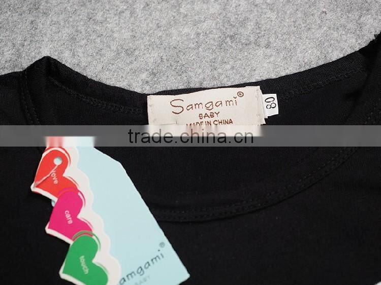 2016 INS Fashion baby boy clothing set kids cotton suit set fox printed cute baby clothes