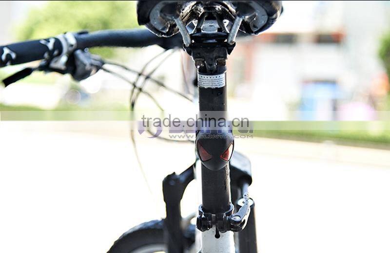 2 LED 4 Color Option ABS Material Alien Shape Bike Light Spider Tail Light