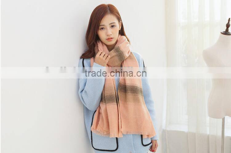 New Arrvial Long Striped Fashion Woman Winter Wool Neck Warmer