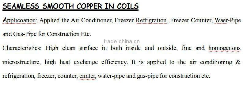 copper tube / copper pipe directly from mill