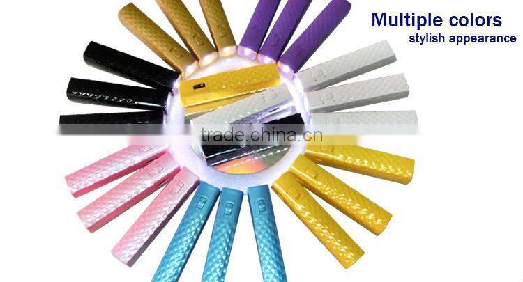 New portable power bank 2200mAh with grade A 18650 full capacity battery