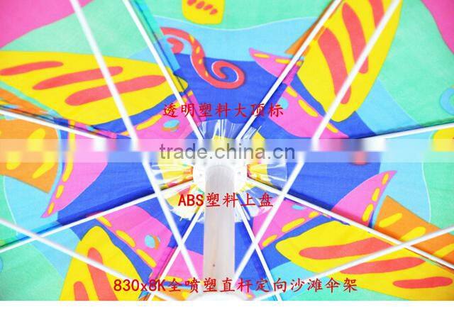 Professional factory custom beautiful outdoor beach umbrella