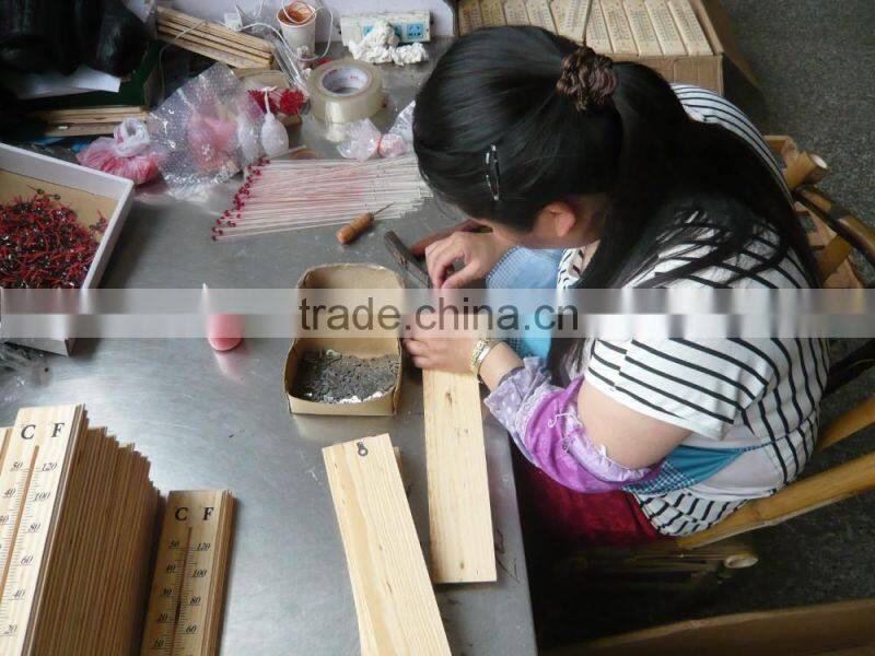 Soil thermometer with metal sensor probe w/ wet&dry showed green plastic housing cheap price accurate read temperature