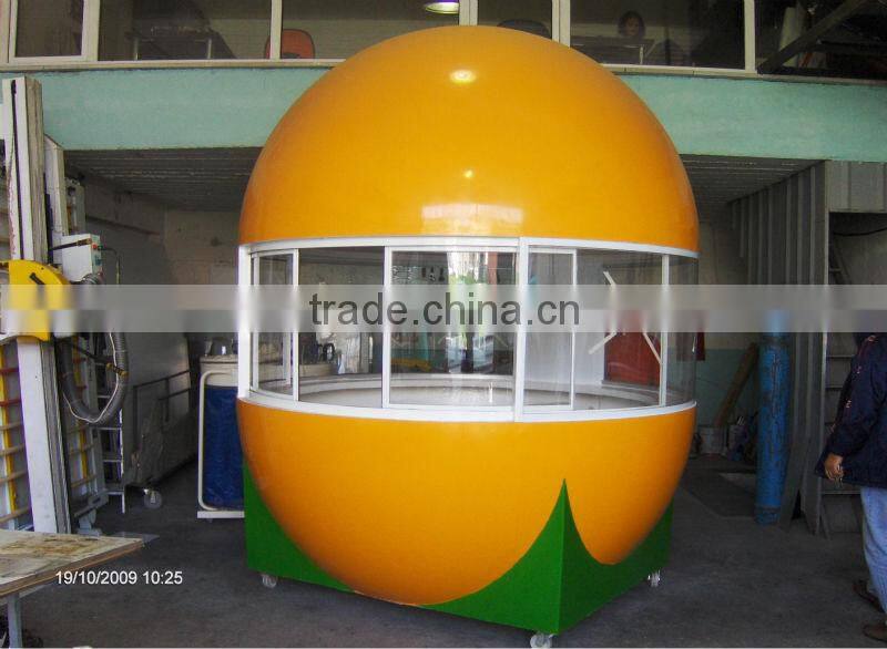 Durable & classical frozen yogurt kiosk , bubble tea kiosk , ice cream kiosk in high quality produced