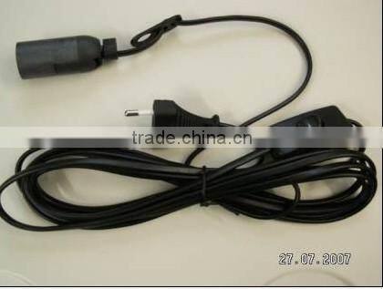 Salt lamp power extension cord of European standard for himalayan salt lamp